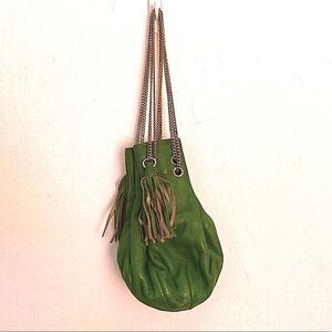 Morris Moskowitz | leather bucket bag